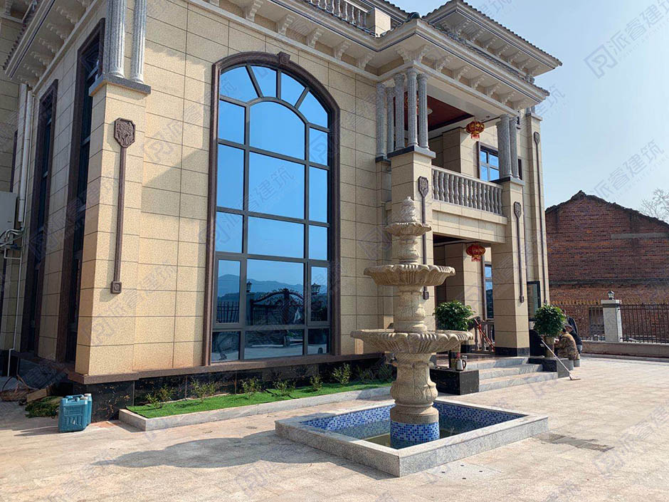 湖南衡阳-农村自建三层高档复式别墅设计图纸及效果图,气派十足