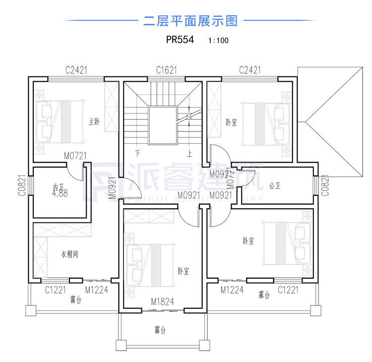 140平方米自建房平面图图片